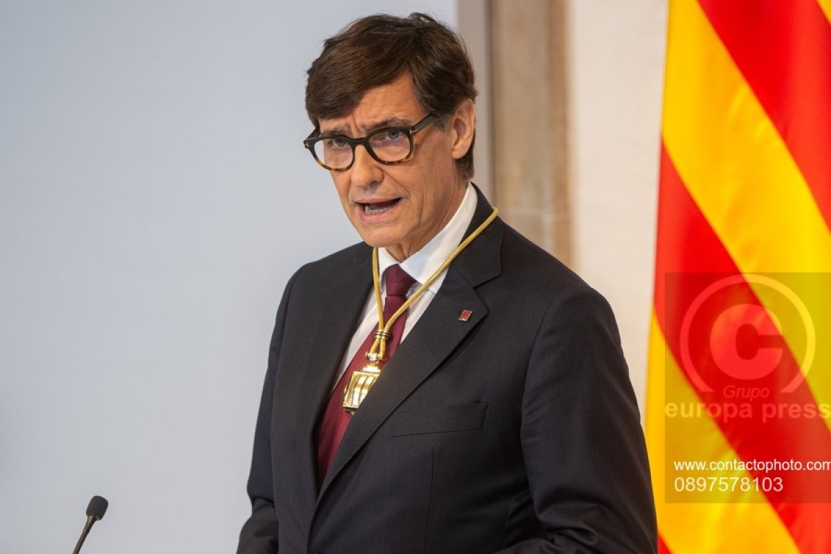 Salvador Illa toma posesión como nuevo president de la Generalitat de Cataluña.