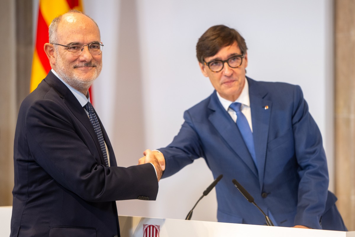 Acto de toma de posesión de los nuevos consellers del Govern catalán.