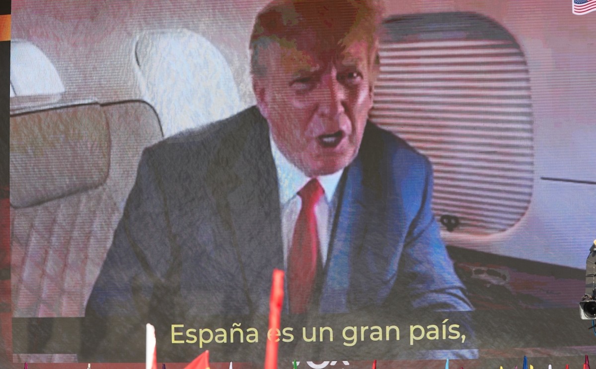 Mensaje del expresidente Trump para Vox