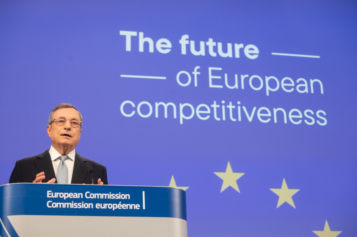 Draghi presenta su informe sobre el futuro de la competitividad europea.