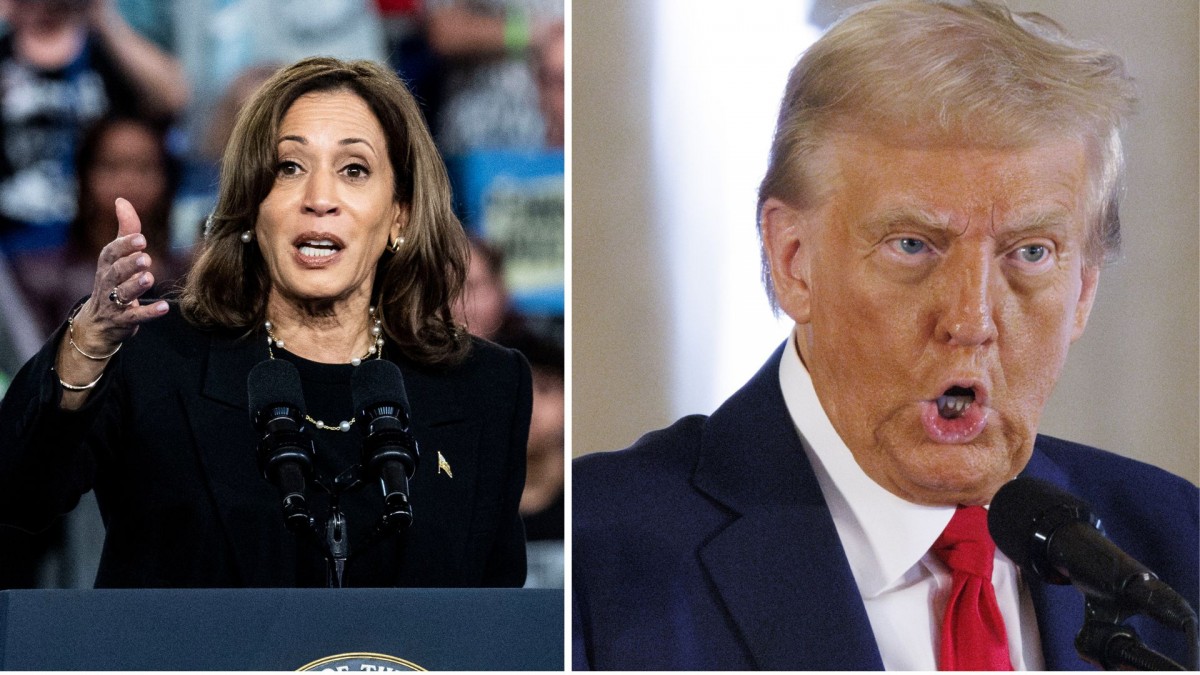 Kamala Harris y Donald Trump llega completamente empatados en las encuestas al 5 de noviembre.