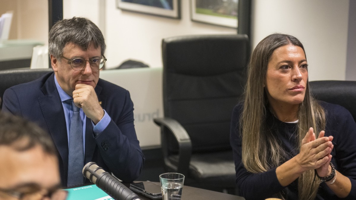 Reunión de la directiva de Junts, en diciembre de 2024.