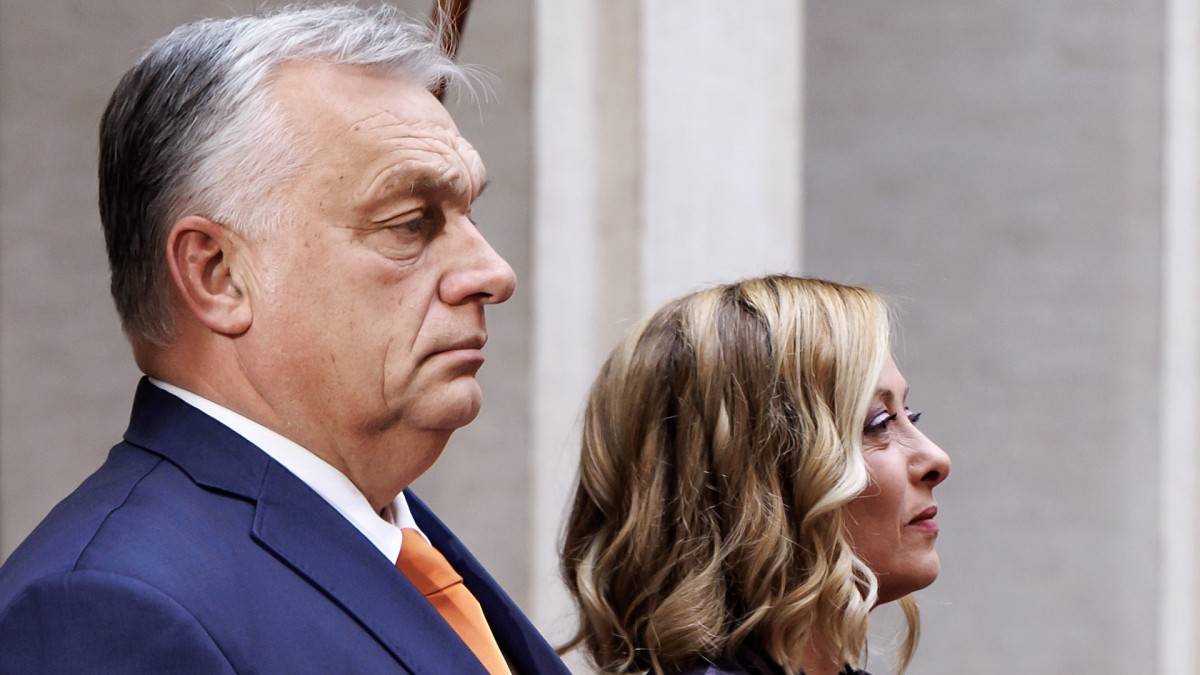 Las dos principales familias políticas de la UE están representadas en el Consejo por Giorgia Meloni (ERC) y por Viktor Orbán (PfE).