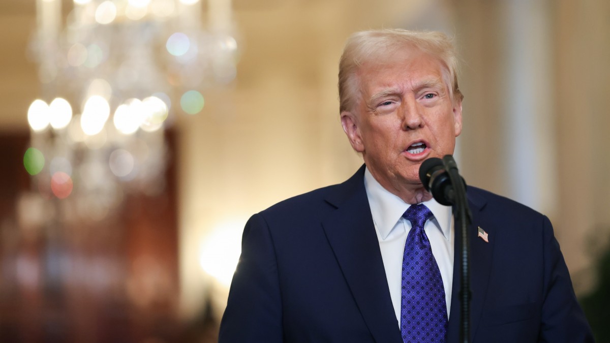 Donald Trump durante una rueda de prensa esta semana.