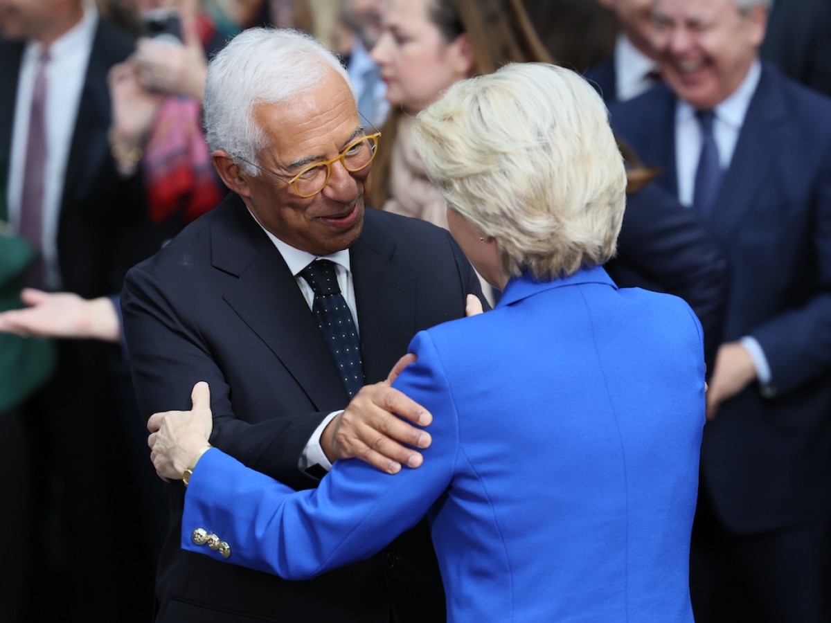 António Costa y Ursula Von der Leyen.