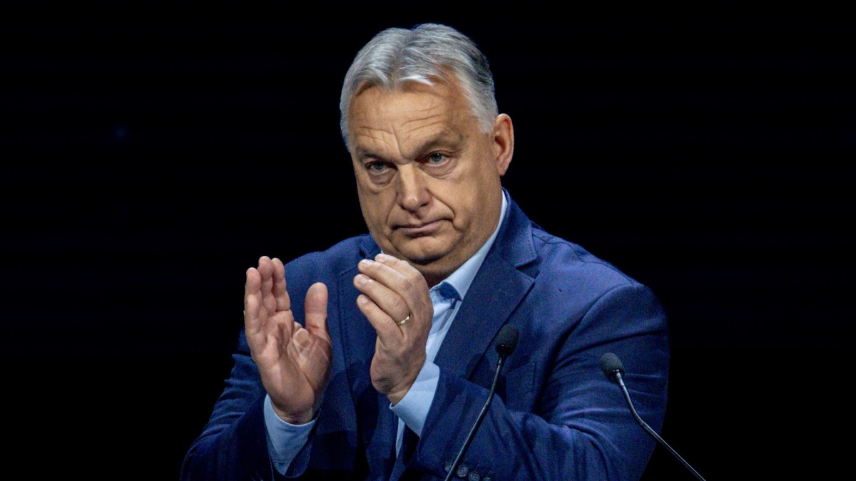 Viktor Orbán durante la conferencia de Patriotas por Europa en Madrid. | Ricardo Rubio / Europa Press / ContactoPhoto