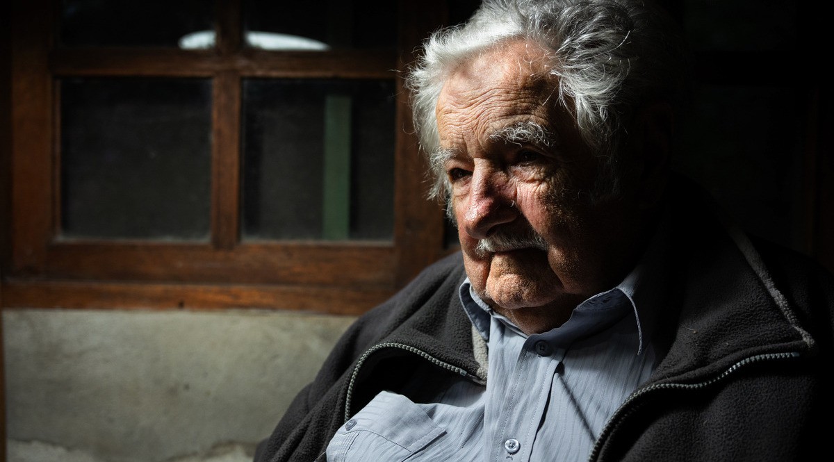 El expresidente uruguayo José Mujica en su casa de Montevideo en 2023.