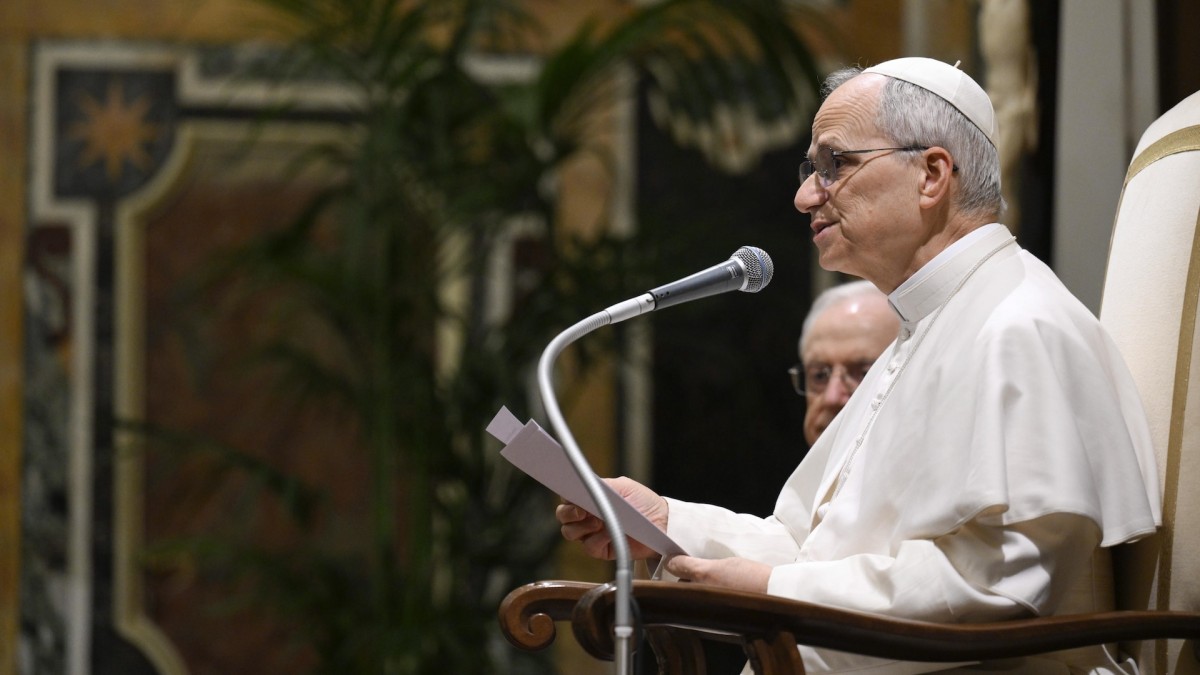 El Papa León XIV durante una audiencia, el pasado 17 de mayo.