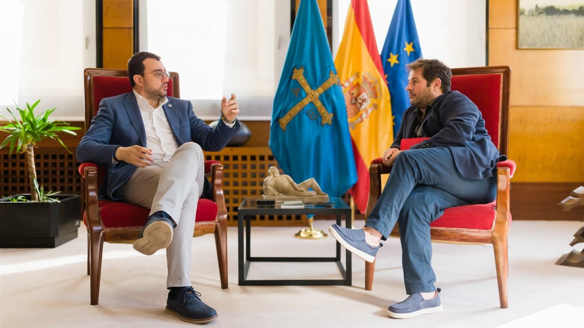 Adrián Barbón es presidente del Principado de Asturias.