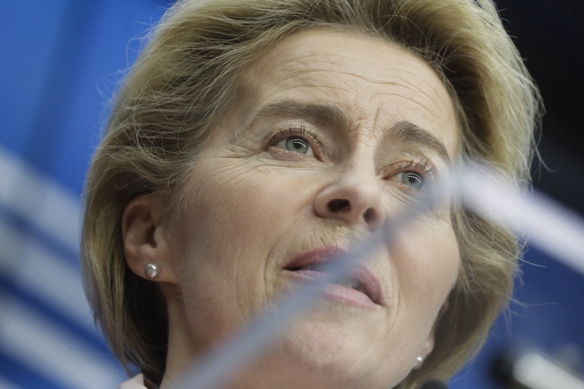 Ursula Von der Leyen, presidenta de la Comisión Europea.