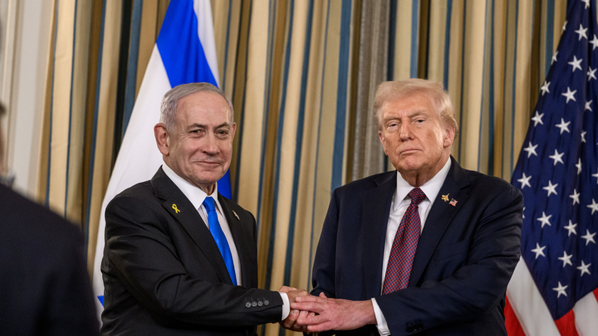 Benjamín Netanyahu y Donald Trump en el día del anuncio del plan de veinte puntos para Gaza. | The White House
