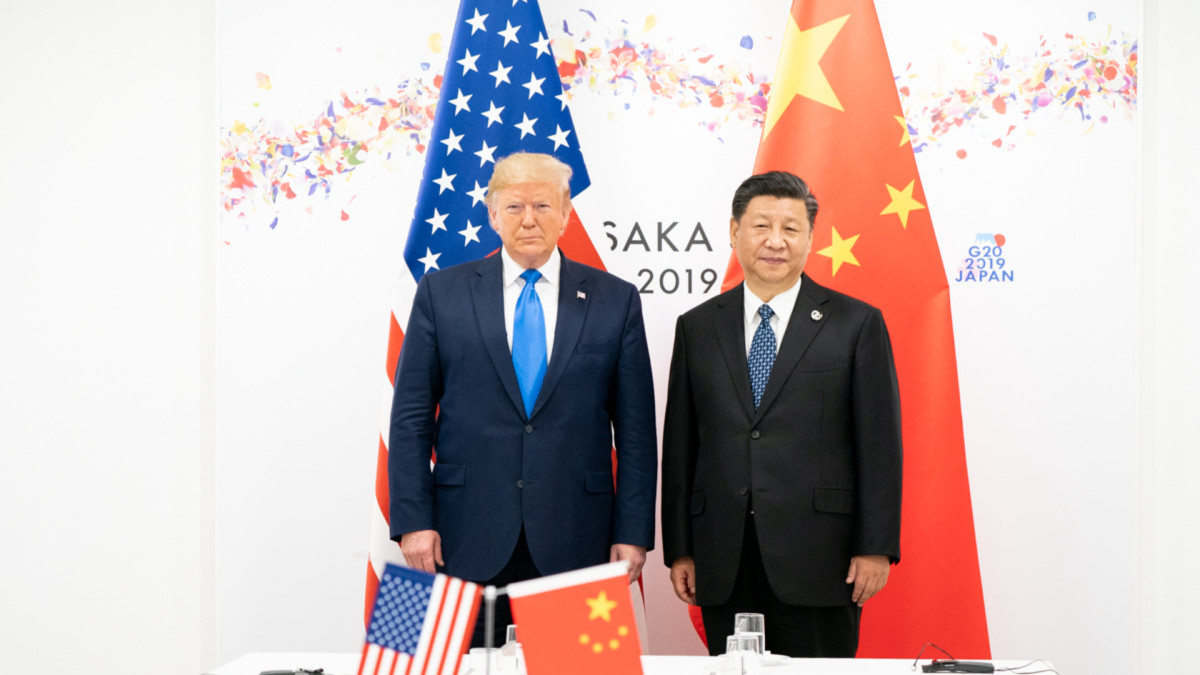 Donald Trump y Xi Jinping durante la cumbre de G20 del año 2019.