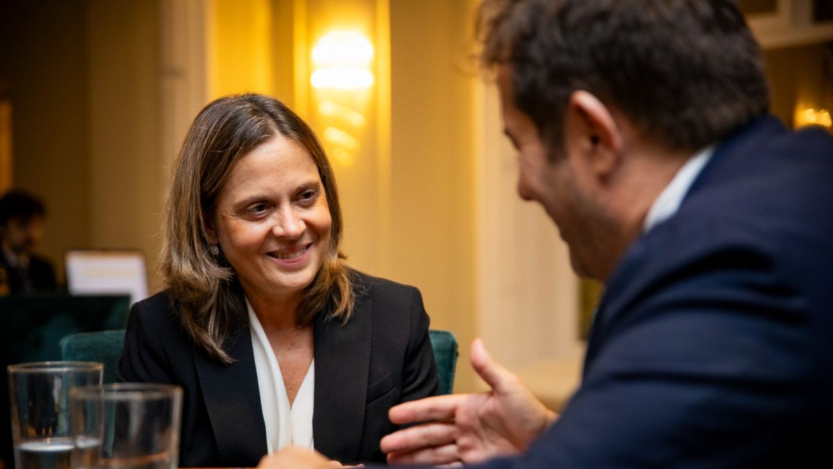 Fina Lladós en conversación con Marc López Plana.