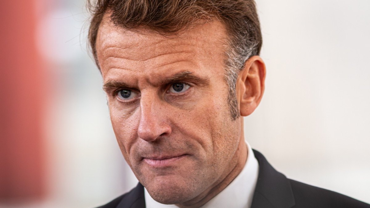 Emmanuel Macron durante una reunión informal de jefes de Gobierno en Copenhague.