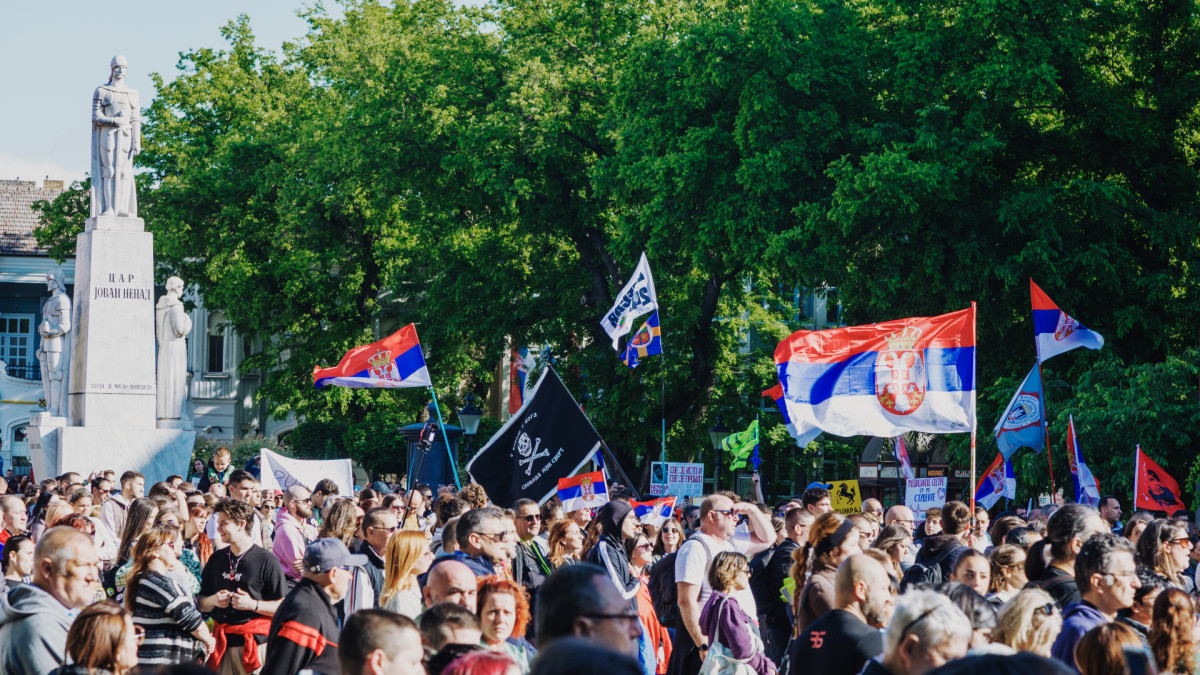 Las protestas en Serbia han sido constantes desde el pasado 1 de noviembre de 2024.
