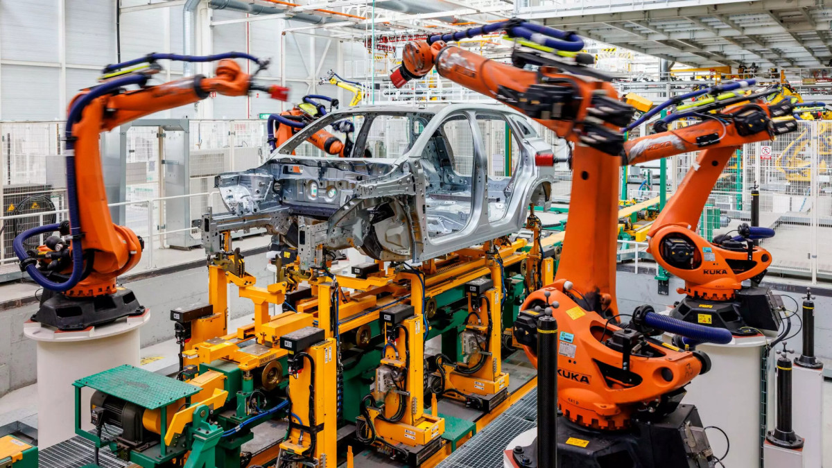 Planta de ensamblaje de vehículos de Renault en España.