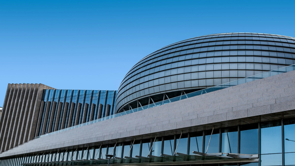 La sede de la Unión Africana en Addis Abeba, Etiopía. 