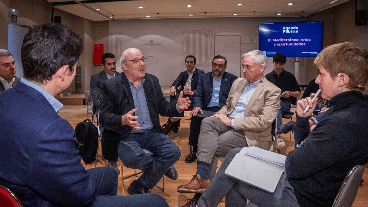 El microespacio 'Mediterráneo: retos y oportunidades' tuvo lugar en la Generalitat de Catalunya.