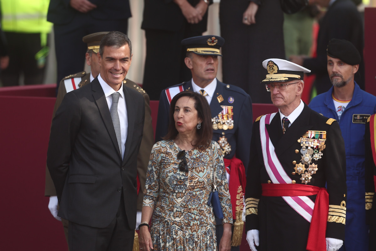 Desfile del 12 de octubre por el Día de la Hispanidad.