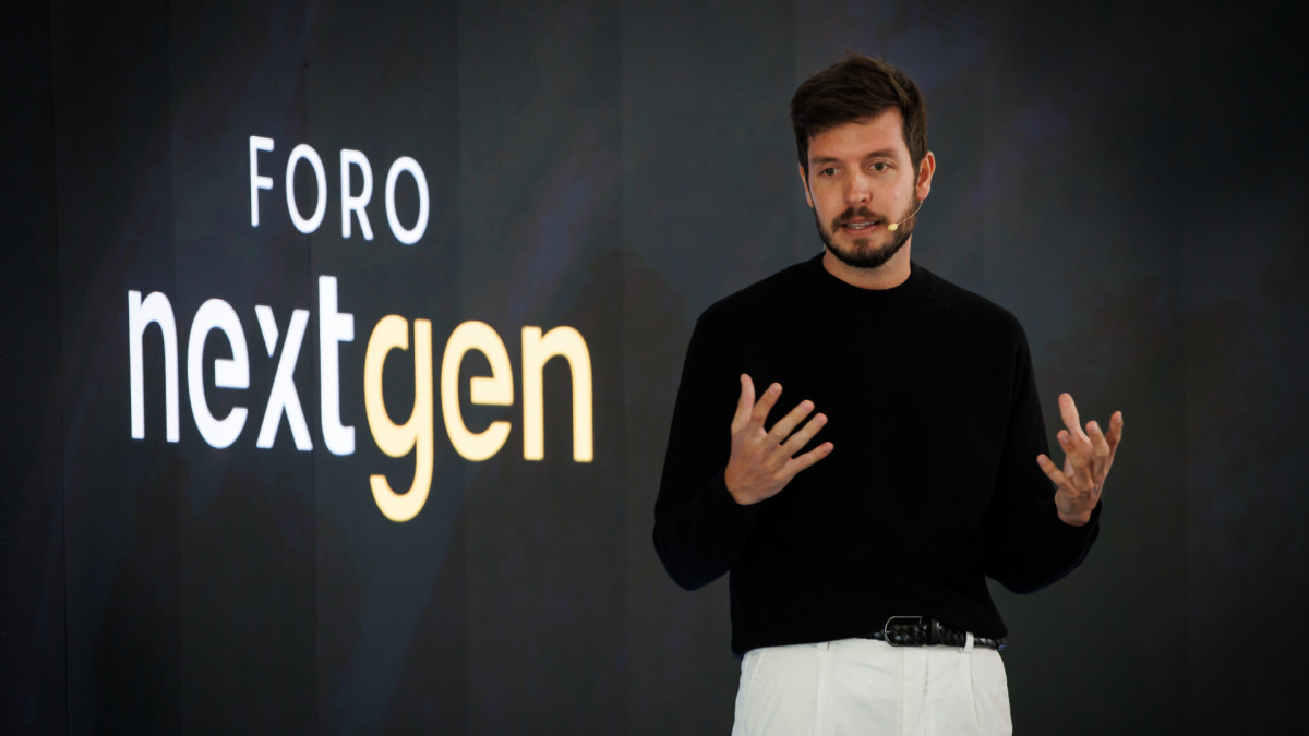 Pablo González Ruiz de la Torre, CEO Y fundador de TRIVU, en la presentación del Foro Next Gen