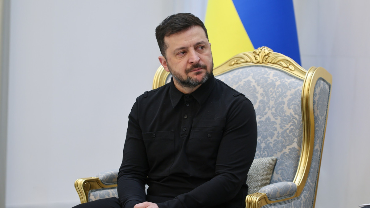 El presidente de Ucrania, Volodímir Zelenski, en su reciente visita a Siria.