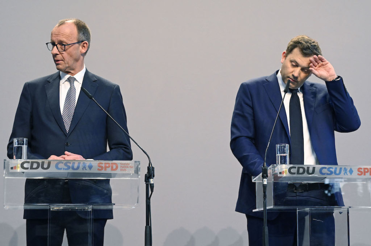  Friedrich Merz (izquierda) y Lars Klingbeil (derecha).