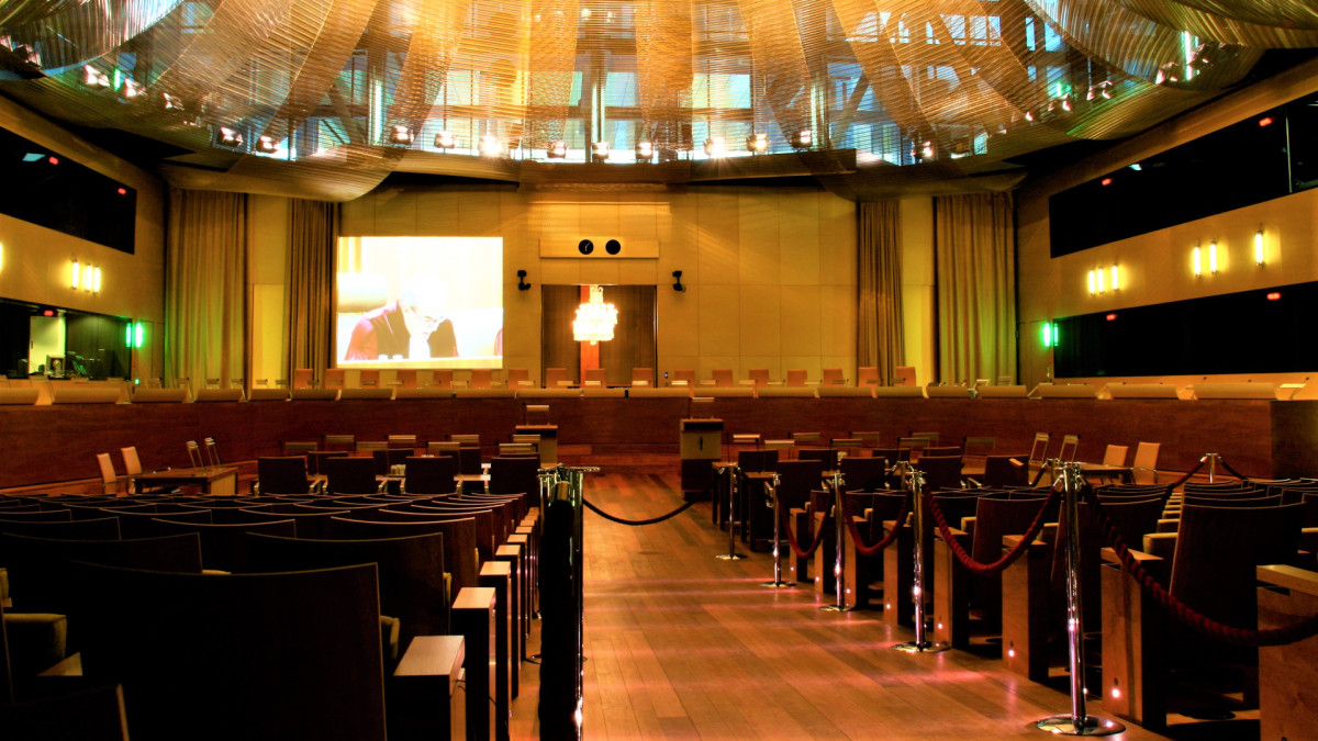 Sala principal del Tribunal de Justicia de la Unión Europea, en Luxemburgo.