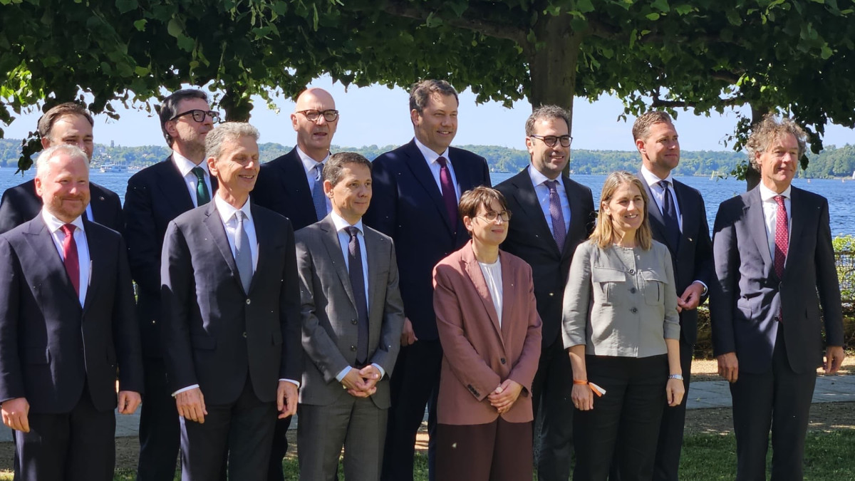 Los ministros de Economía del 'E6' se reunieron el pasado mes de mayo en Berlín.