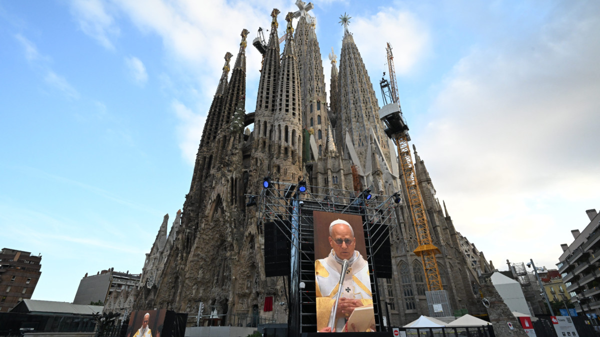 El Papa León XIV ofreció una misa en la Sagrada Familia.