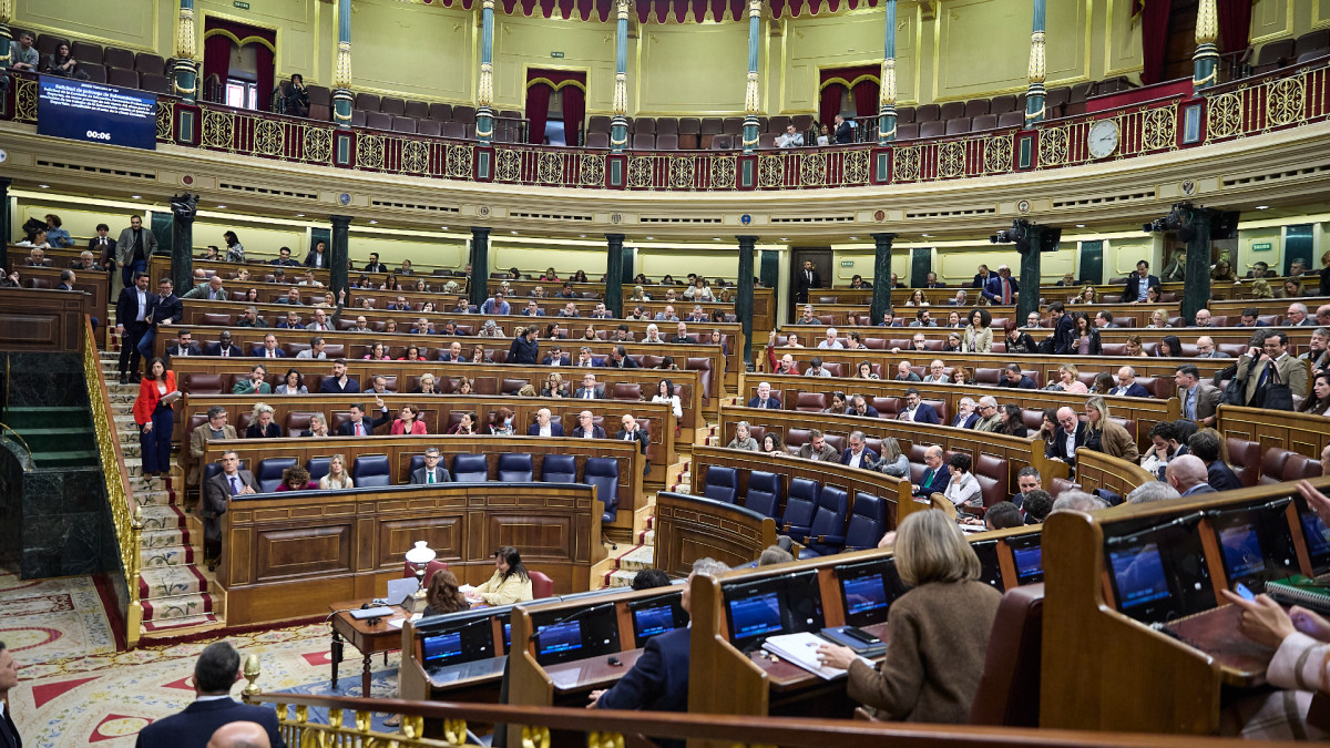 El Congreso de los Diputados durante un pleno.