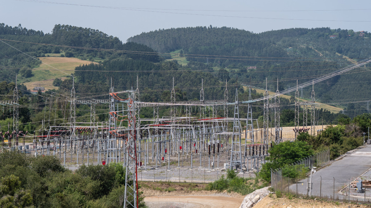 La subestación de Gatika (País Vasco), donde se plantea realizar una interconexión energética con Francia.