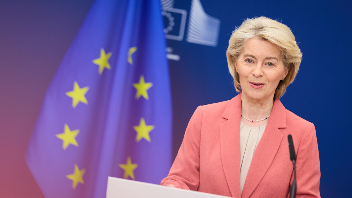 La presidenta de la Comisión Europea, Ursula von der Leyen.