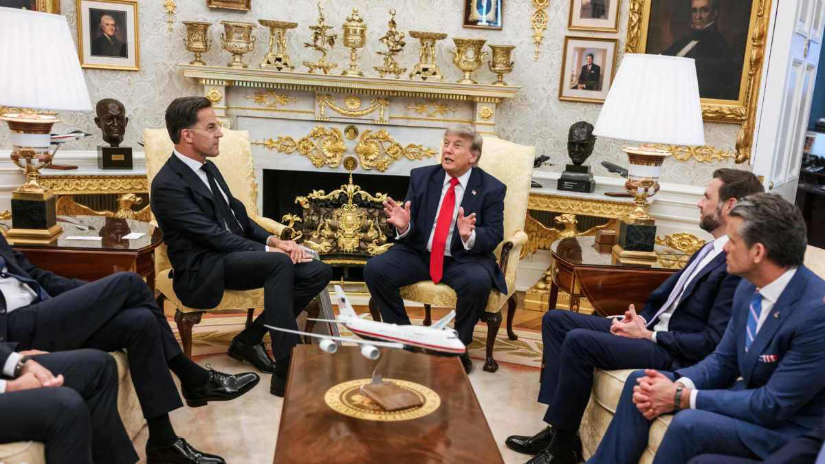 El secretario general de la OTAN, Mark Rutte, visitó a Donald Trump en la Casa Blanca durante el mes de junio.