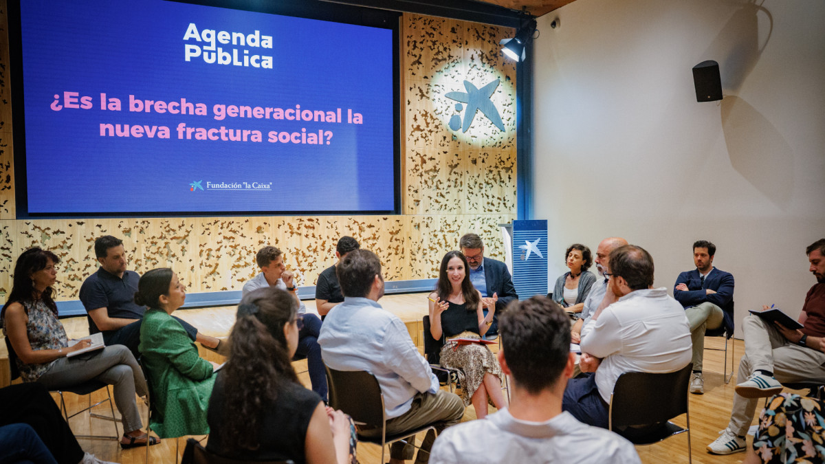 CaixaForum Madrid acogió el microespacio de 'Agenda Pública' sobre la brecha generacional.