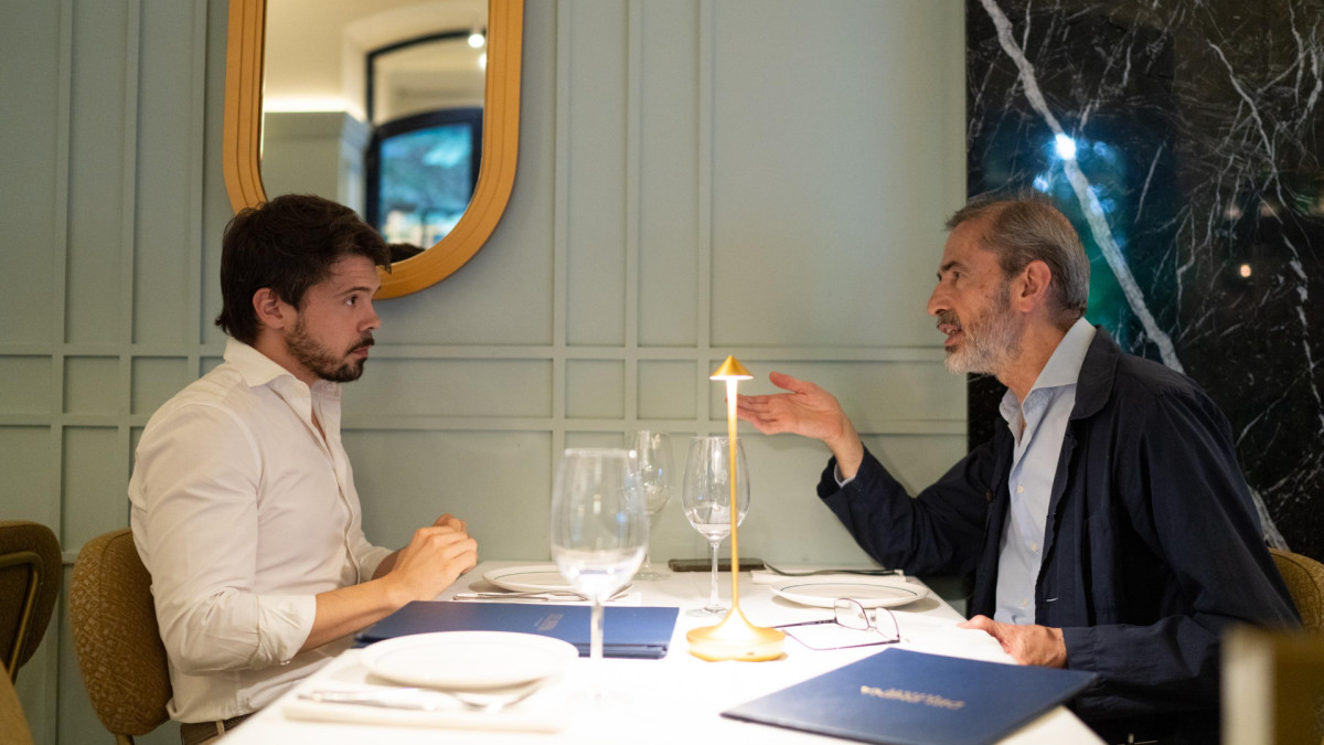 El diputado Carlos Aragonés (derecha) y el politólogo Nacho Corredor (izquierda).