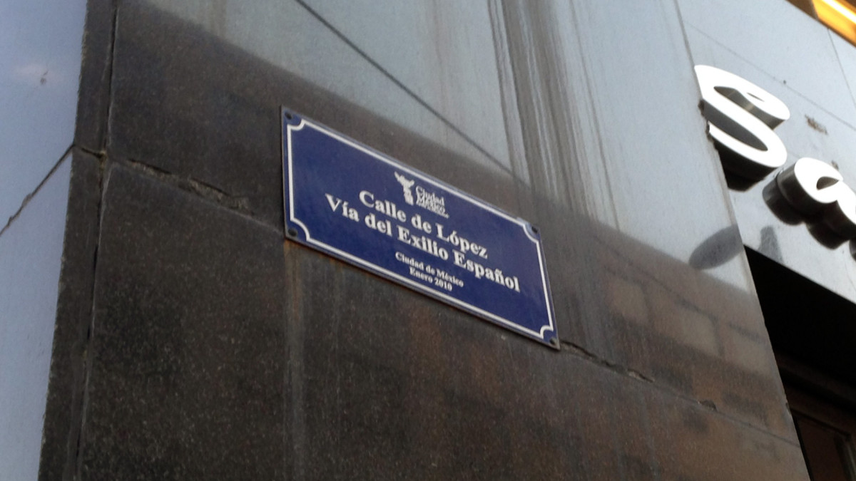 Ciudad de México cuenta con una calle en recuerdo de los españoles exiliados.