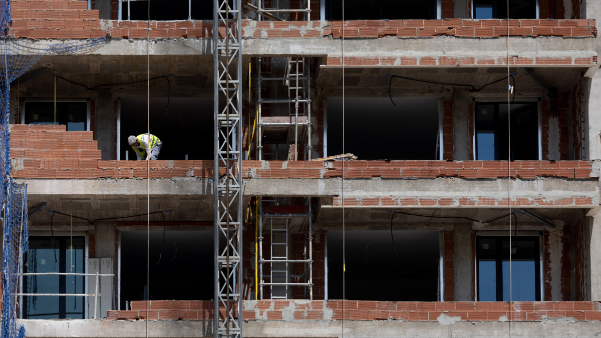 Una vivienda en construcción en Madrid. | Eduardo Parra / Europa Press