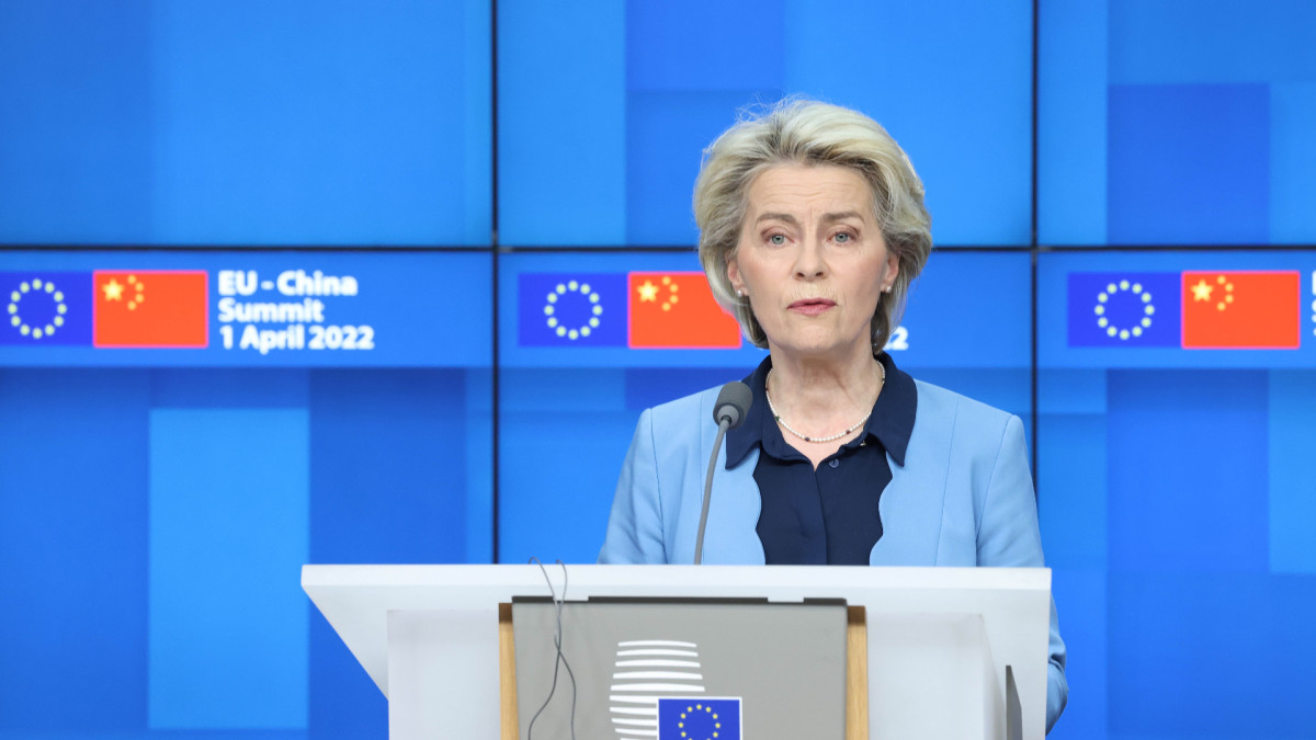 La presidenta de la Comisión Europea, Ursula von der Leyen.