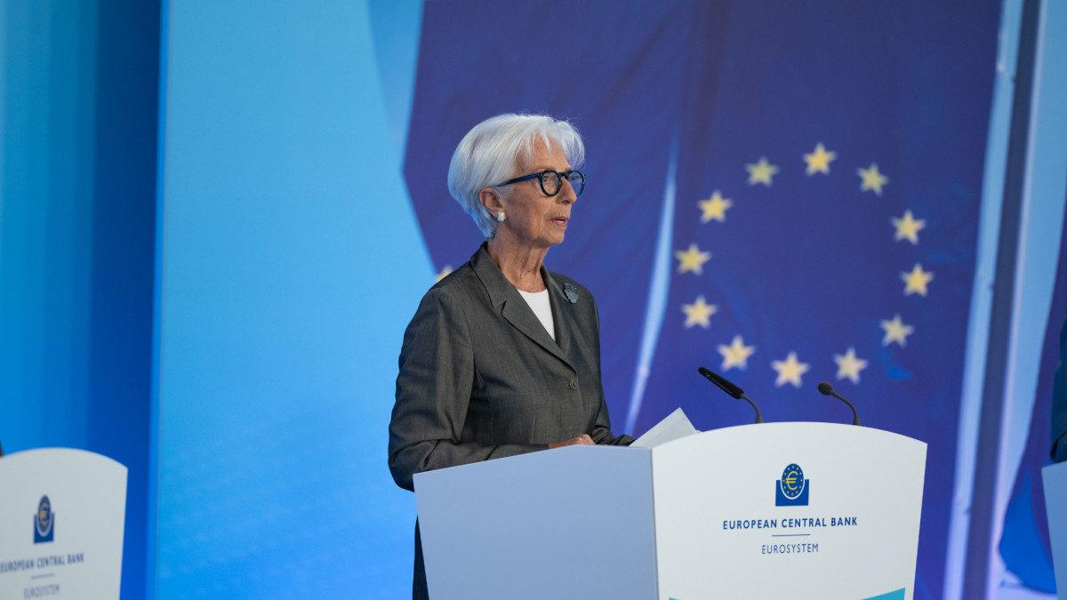 La presidenta del Banco Central Europeo, Christine Lagarde, en Frankfurt. | ECB / Xinhua News / Europa Press