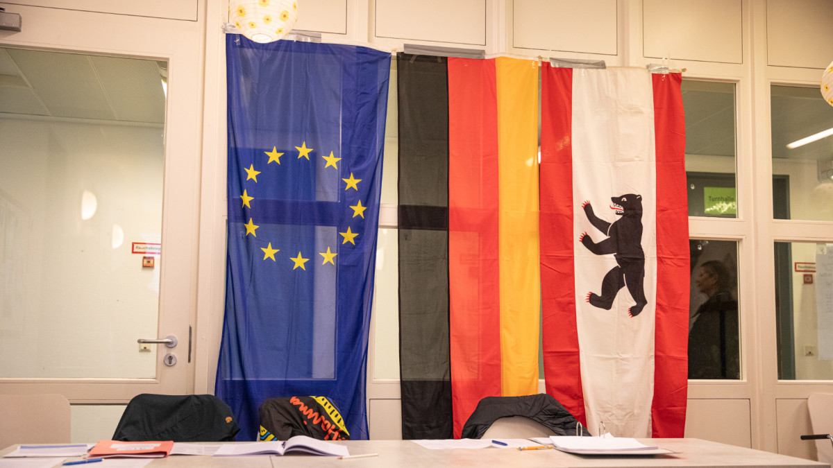 Un centro electoral el pasado domingo en Berlín. | Michael Kuenne / Zuma Press / Europa Press