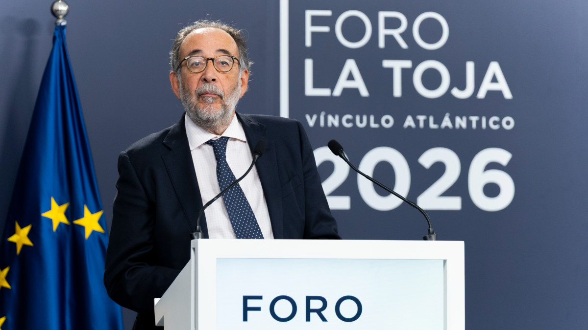 El presidente del comité organizador, Carlos López Blanco. | Agenda Pública / Yanka Soto