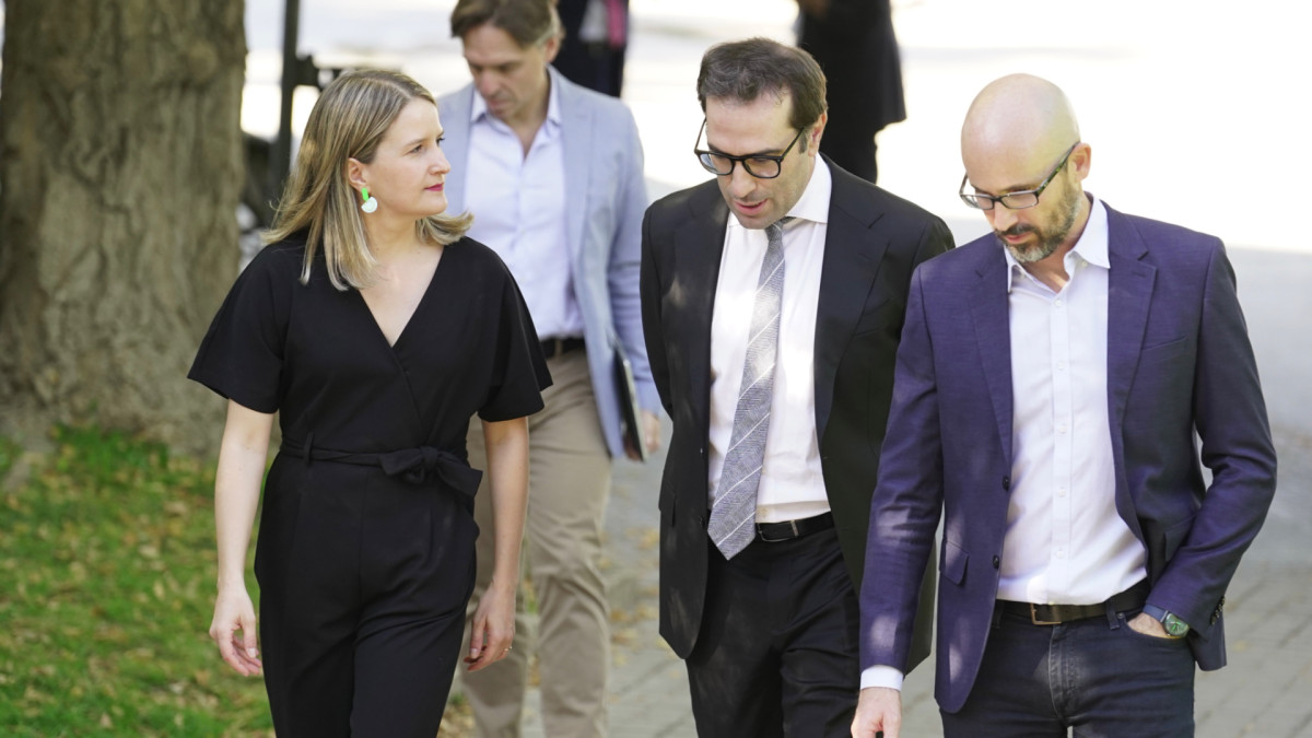 Mònica Martínez-Bravo, Carlos Cuerpo y Nacho Álvarez. | Acelerando la Prosperidad Compartida