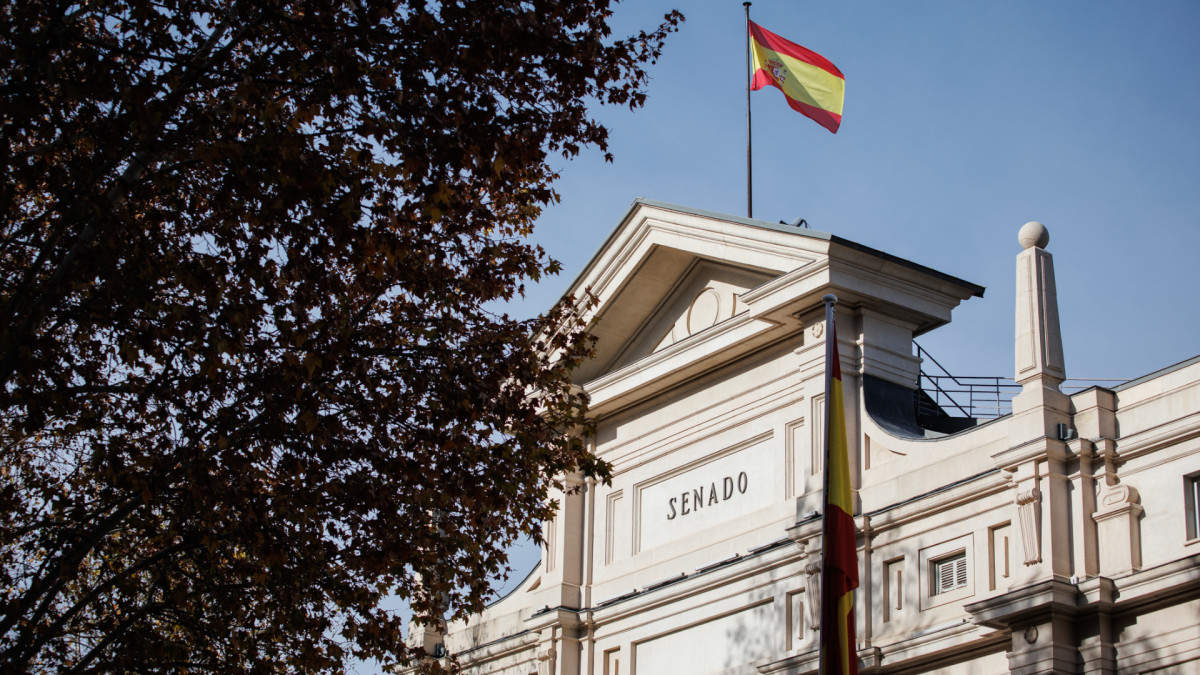 Fachada del Senado (Madrid). | Alejandro Martínez Vélez / Europa Press