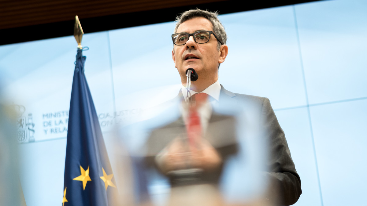 El ministro de Presidencia, Justicia y Relaciones con las Cortes, Félix Bolaños. | Diego Radamés / Europa Press / ContactoPhoto